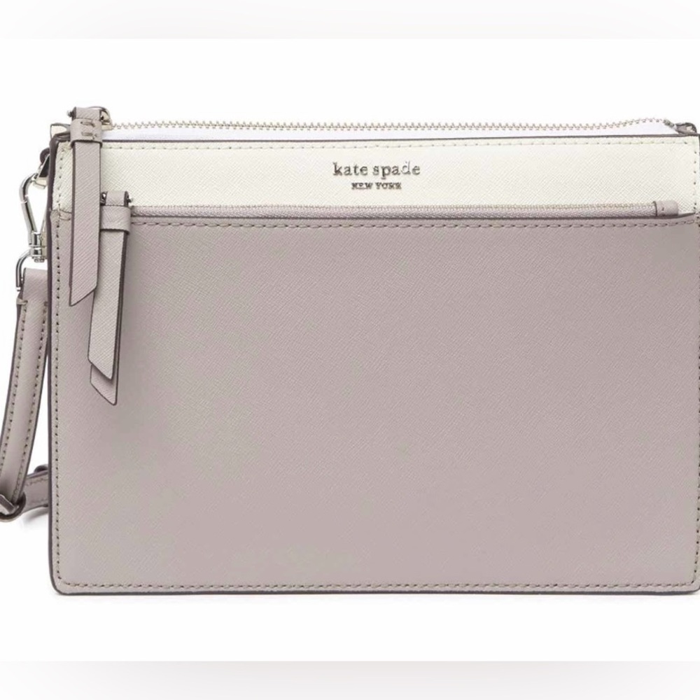 Kate Spade New York ♠️ Leather Zip Crossbody Bag